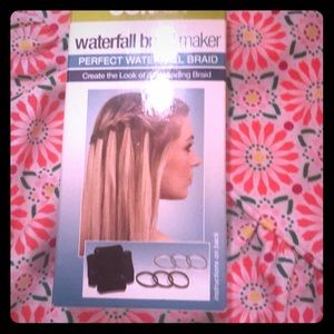 Waterfall braid maker